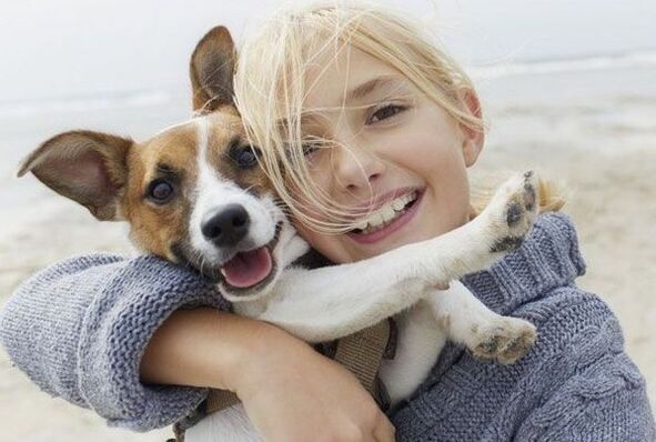 Parasite infection from a dog